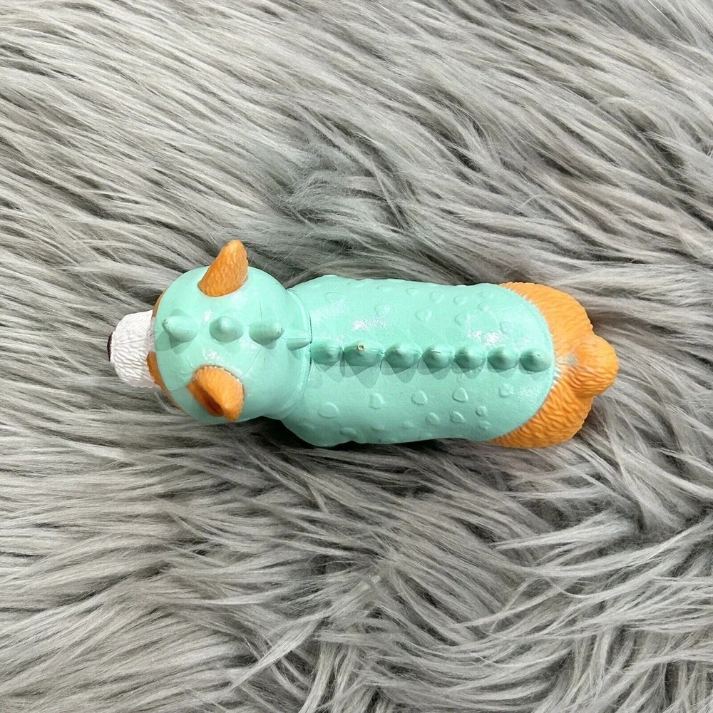 Halloween Plastic Corgi Puppy Dog‎ in Dinosaur Costume Ankyo Toys Collectible